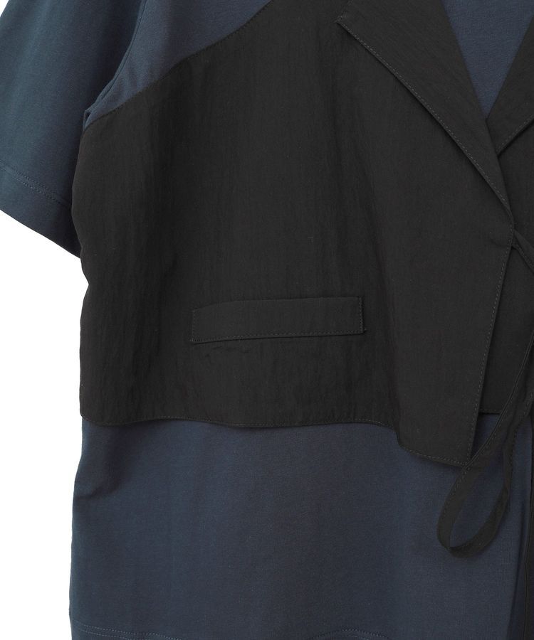 Editt by YECCA VECCA「ビスチェレイヤード風デザインTee」|Tシャツ・カットソー|