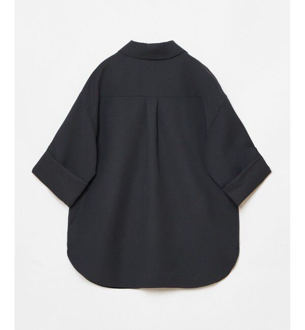 allureville「CRISPYカルゼターンバックシャツ」|シャツ・ブラウス|