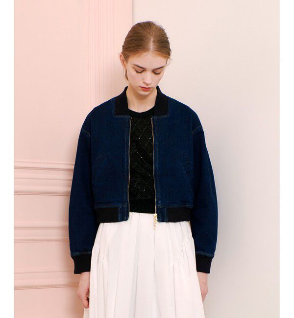 LOULOU WILLOUGHBY「【LOULOU WILLOUGHBY】デニムブルゾン」|ブルゾン・スタジャン|