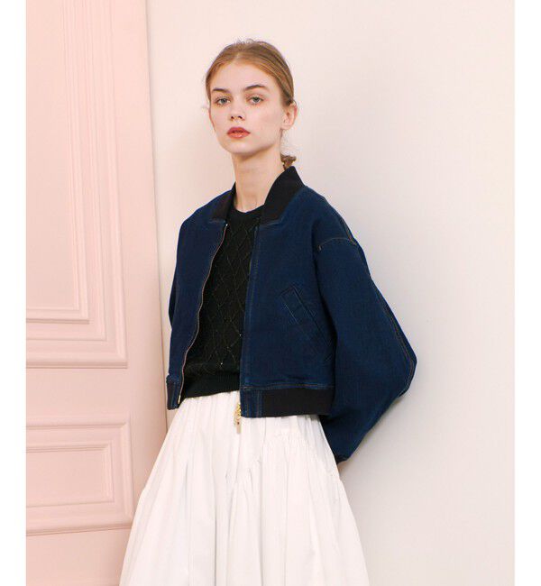 LOULOU WILLOUGHBY「【LOULOU WILLOUGHBY】デニムブルゾン」|ブルゾン・スタジャン|