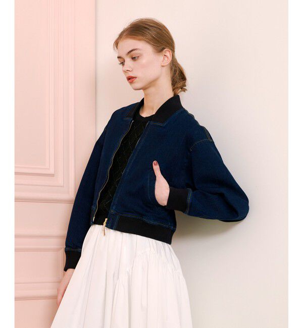 LOULOU WILLOUGHBY「【LOULOU WILLOUGHBY】デニムブルゾン」|ブルゾン・スタジャン|