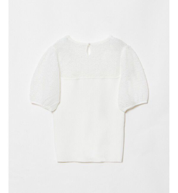 LOULOU WILLOUGHBY「【LOULOU WILLOUGHBY】レーシーニットビスチェプルオーバー」|ニット・セーター|