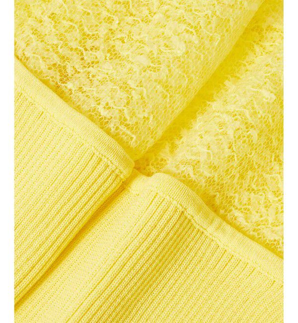 LOULOU WILLOUGHBY「【LOULOU WILLOUGHBY】レーシーニットビスチェプルオーバー」|ニット・セーター|