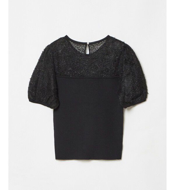 LOULOU WILLOUGHBY「【LOULOU WILLOUGHBY】レーシーニットビスチェプルオーバー」|ニット・セーター|