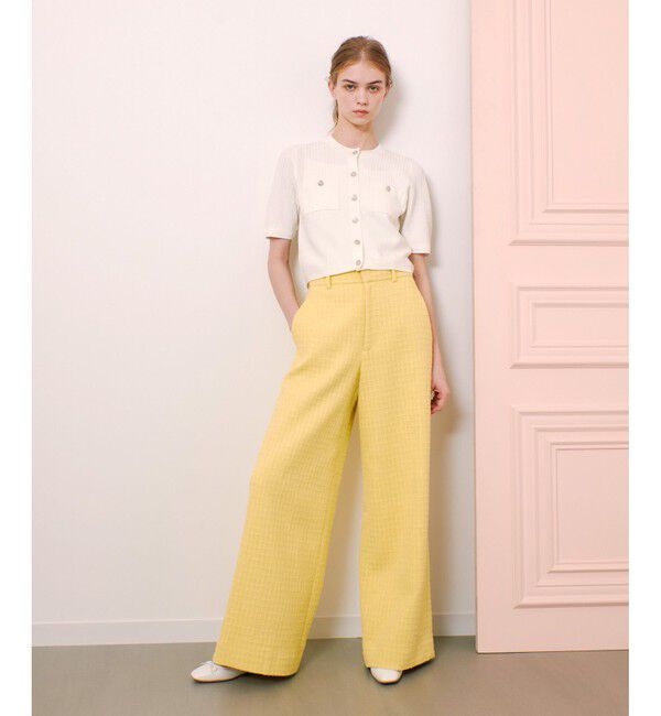 LOULOU WILLOUGHBY「【LOULOU WILLOUGHBY】ポケット付半袖カーディガン」|カーディガン|