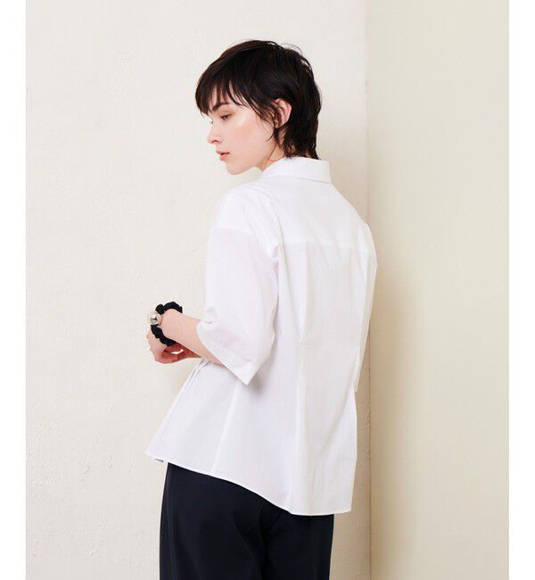 allureville「タイプライタータックペプラムシャツ」|シャツ・ブラウス|