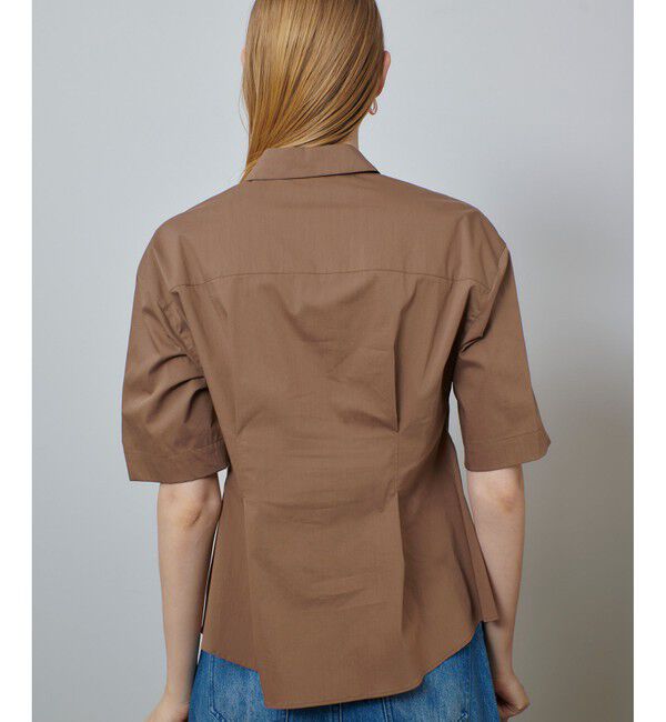 allureville「タイプライタータックペプラムシャツ」|シャツ・ブラウス|