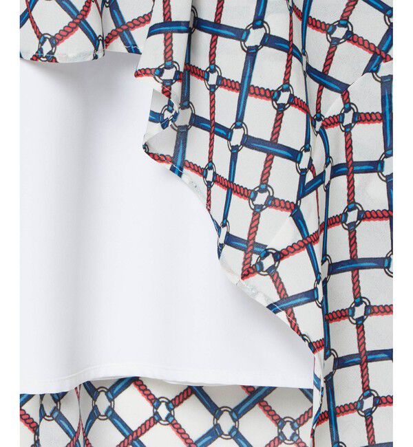 LOULOU WILLOUGHBY「【LOULOU WILLOUGHBY】ロープリングプリントワンピース」|ワンピース|