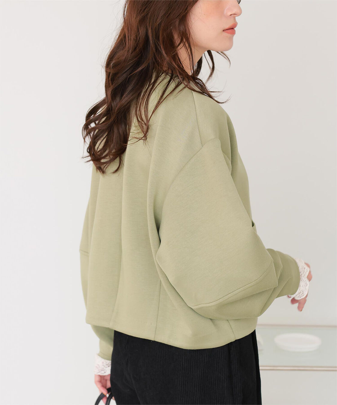 titivate「コクーンスリーブブルゾン」|ブルゾン・スタジャン|