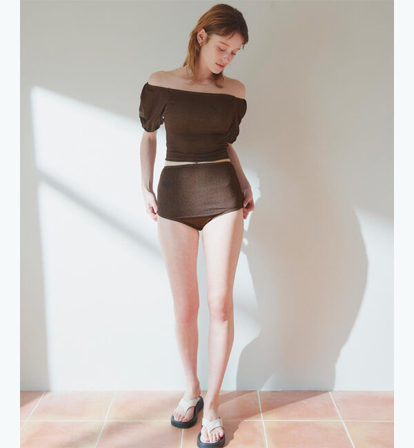 titivate「パフスリーブセパレートビキニ/水着」|ビキニ|