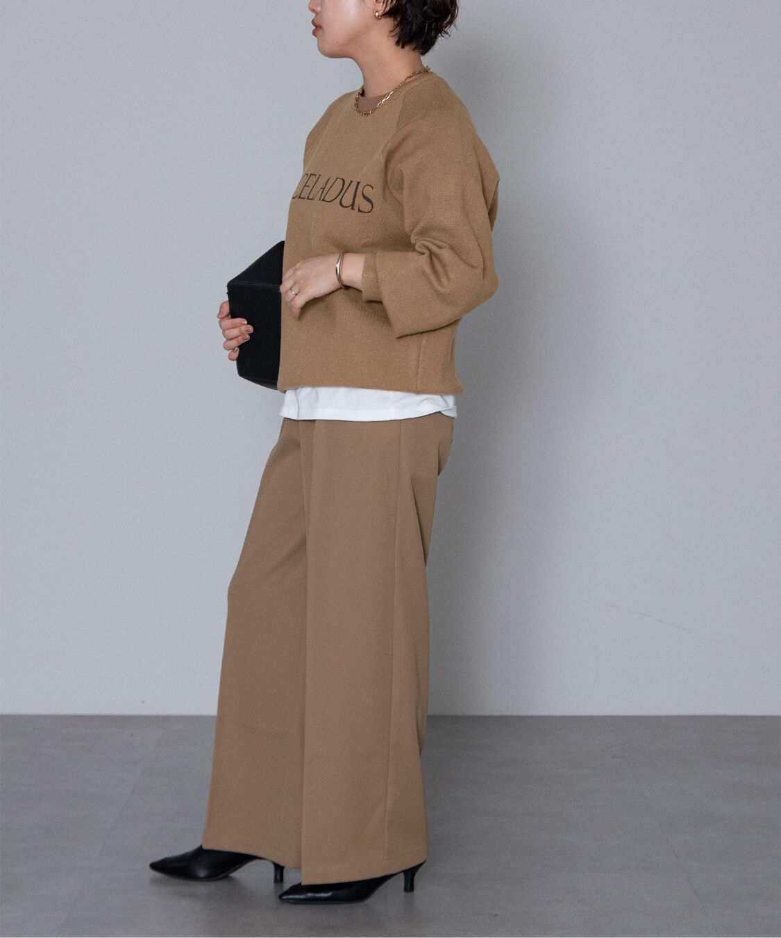 ur's「スウェットライクロゴニット」|ニット・セーター|