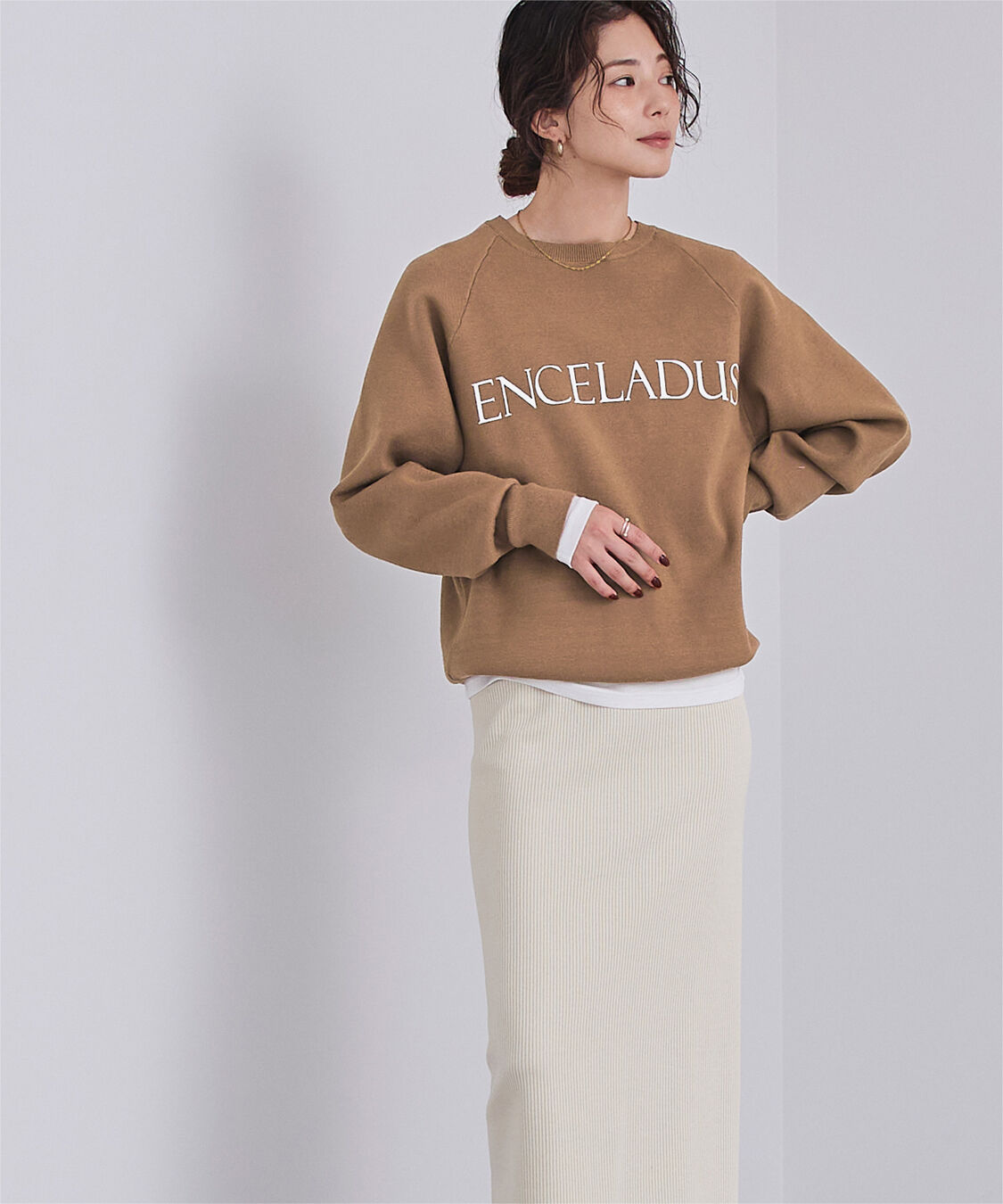 ur's「スウェットライクロゴニット」|ニット・セーター|