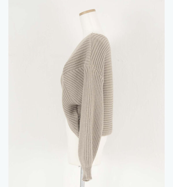 titivate「2wayクロスデザインプルオーバー」|ニット・セーター|