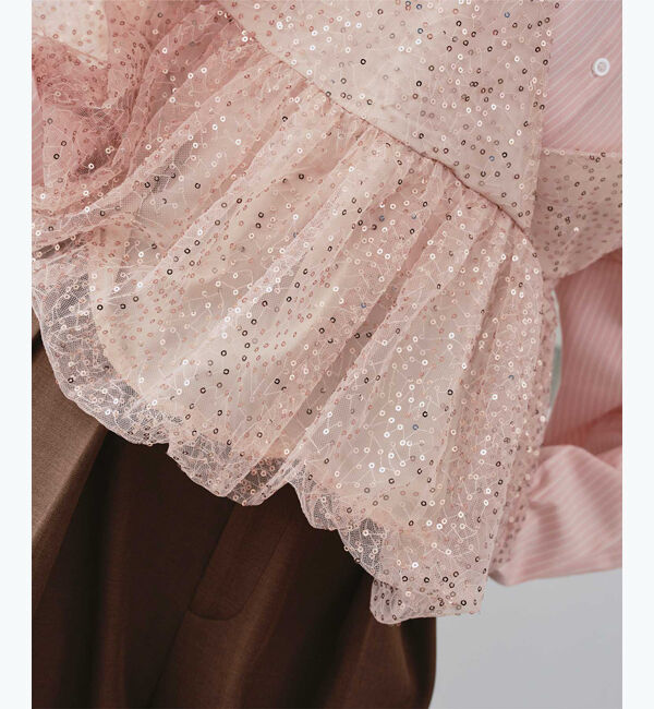 titivate「ヘムバルーンスパンコールキャミソールビスチェ」|キャミソール|