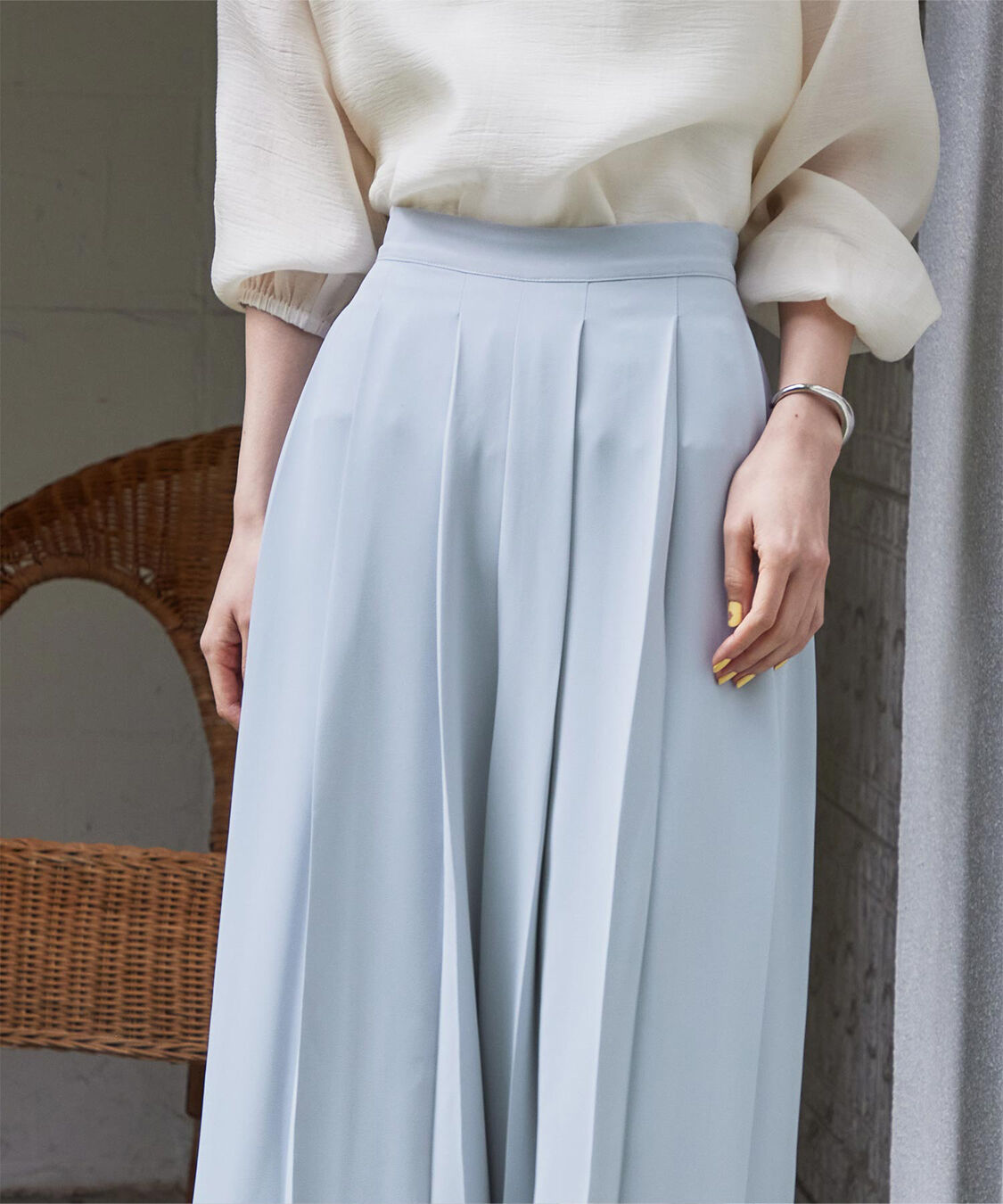 ur's「プリーツワイドパンツ」|スラックス|