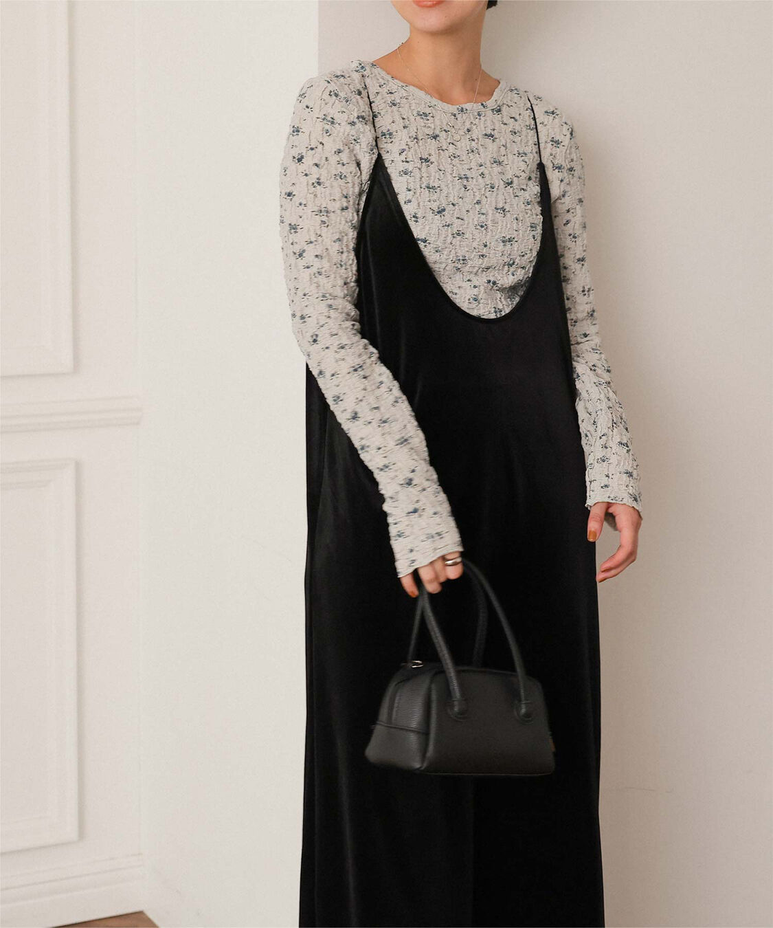 titivate「前後2wayフラワージャガードカットソートップス」|Tシャツ・カットソー|