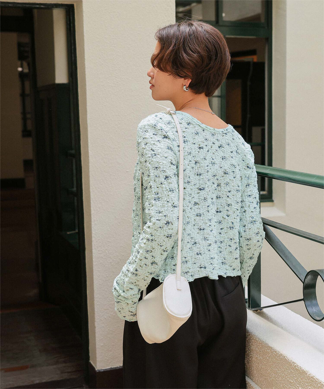 titivate「前後2wayフラワージャガードカットソートップス」|Tシャツ・カットソー|