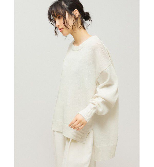 MIDIUMISOLID「MIDIUMISOLID 和紙ウールプルオーバー」|ニット・セーター|