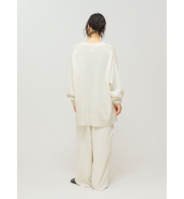 MIDIUMISOLID「MIDIUMISOLID 和紙ウールプルオーバー」|ニット・セーター|