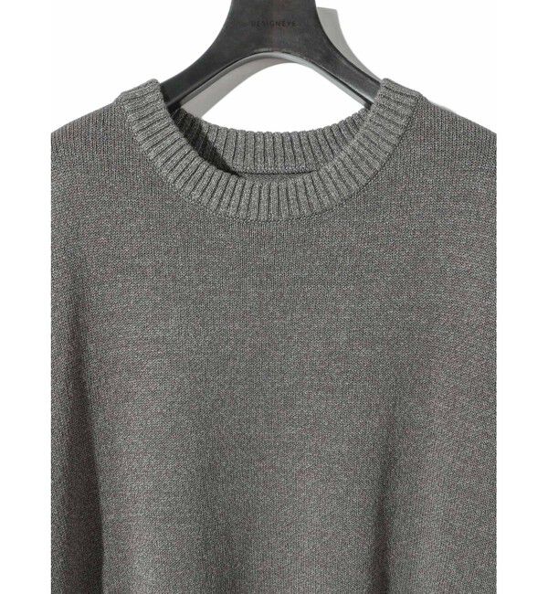 MIDIUMISOLID「MIDIUMISOLID 和紙ウールプルオーバー」|ニット・セーター|