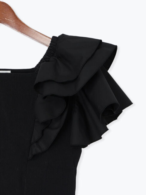 Te chichi「ラッフルフリルドッキングトップス」|Tシャツ・カットソー|