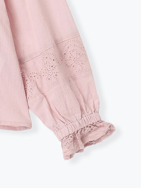 Samansa Mos2「スタンドカラーレースブラウス」|シャツ・ブラウス|