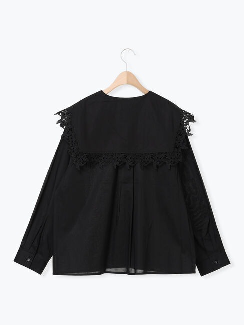 Samansa Mos2「ビッグスクエア襟ブラウス」|シャツ・ブラウス|