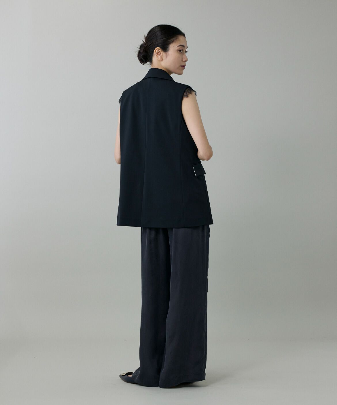 INED「キュプラフィブリルストレートパンツ」|その他|