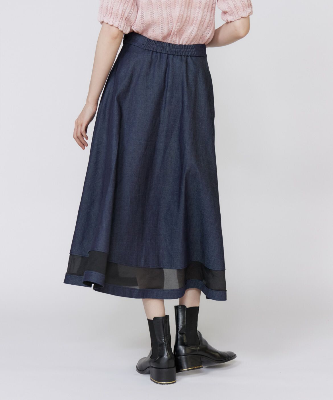 Maglie le cassetto「《ﾌﾗﾝﾄﾞﾙ45周年限定ｺﾚｸｼｮﾝ》ｼｱｰﾄﾞｯｷﾝｸﾞﾃﾞﾆﾑ  」|スカート|