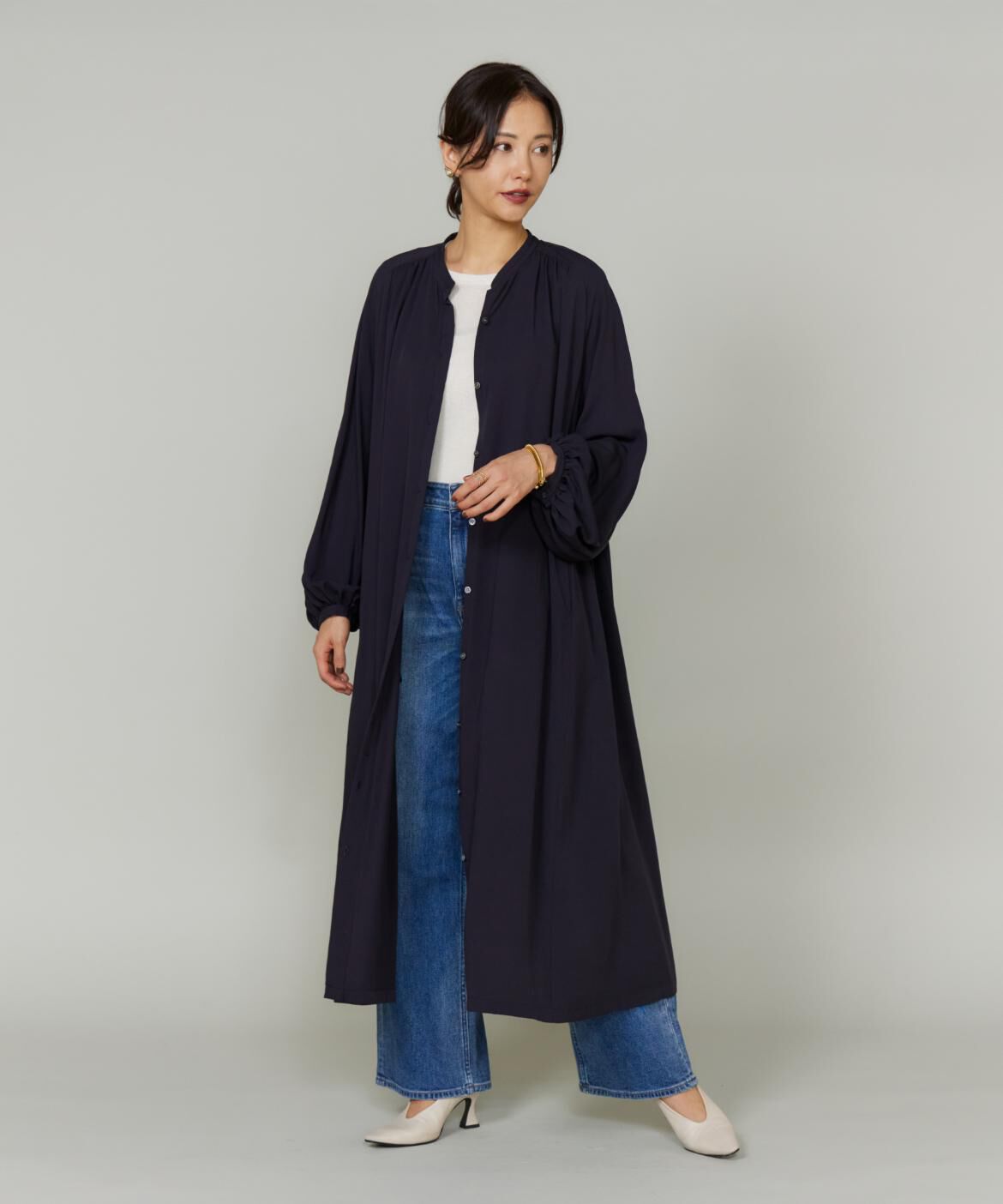 Le Souk「サイドギャザーワンピース」|ワンピース|