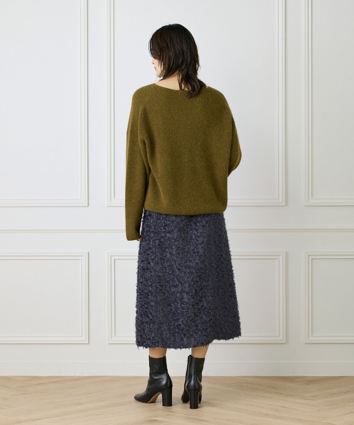 Le Souk「《大きいサイズ》セミフレアスカート」|スカート|