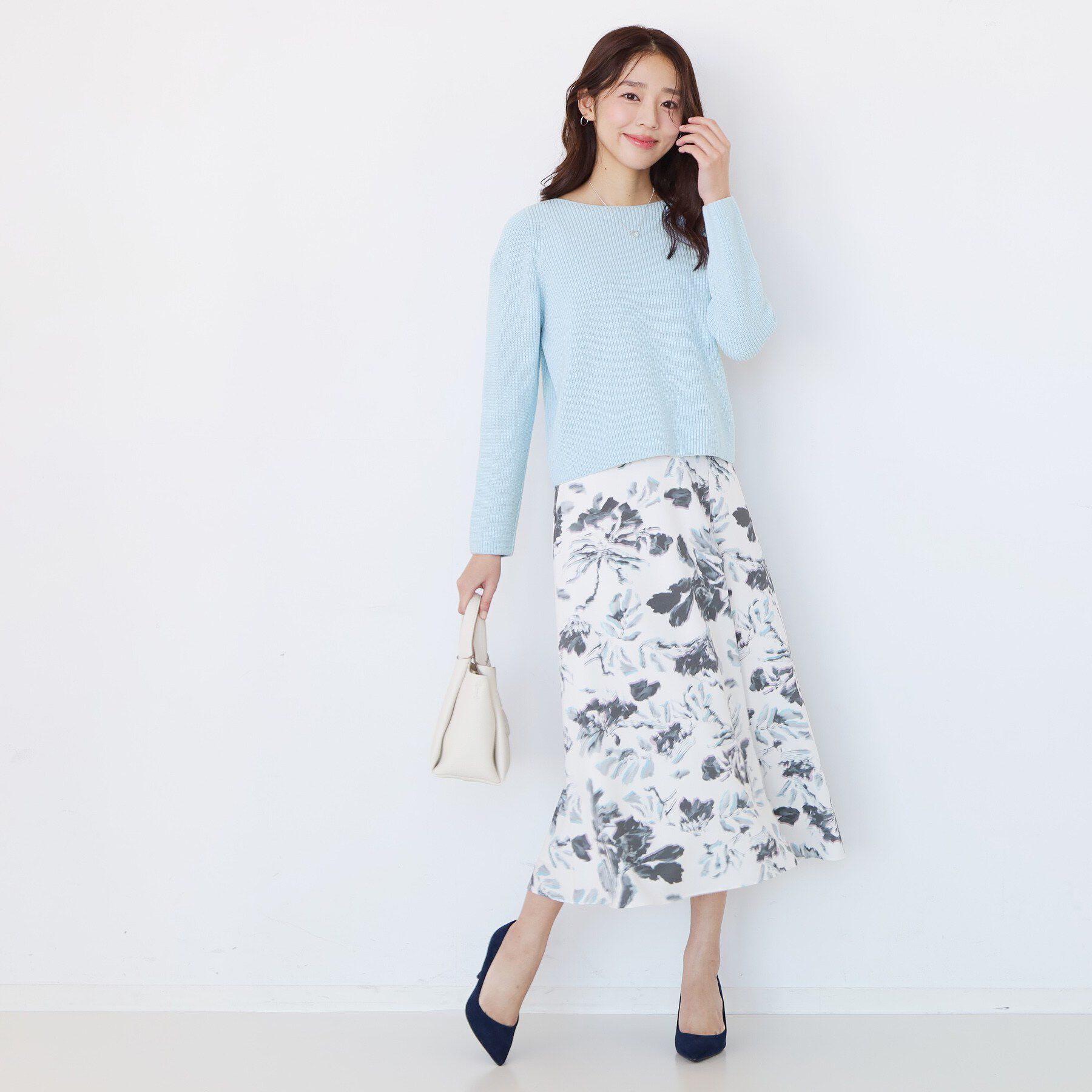 COUP DE CHANCE「【手洗い可／日本製】ミドルゲージ軽やかニットトップス」|ニット・セーター|