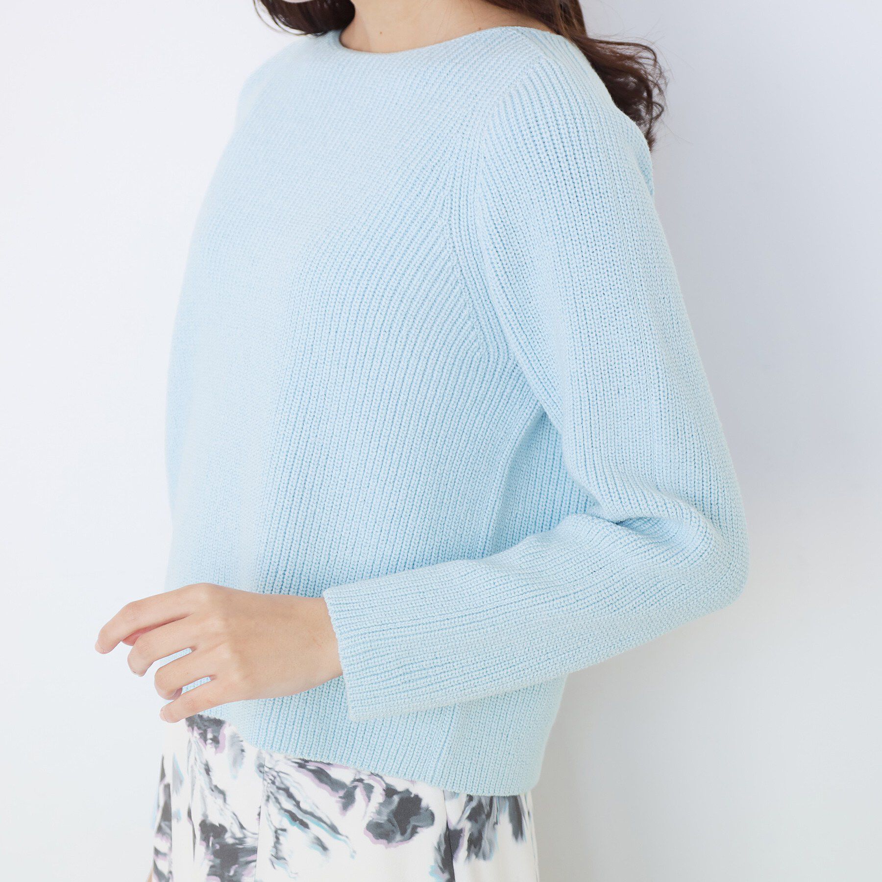 COUP DE CHANCE「【手洗い可／日本製】ミドルゲージ軽やかニットトップス」|ニット・セーター|