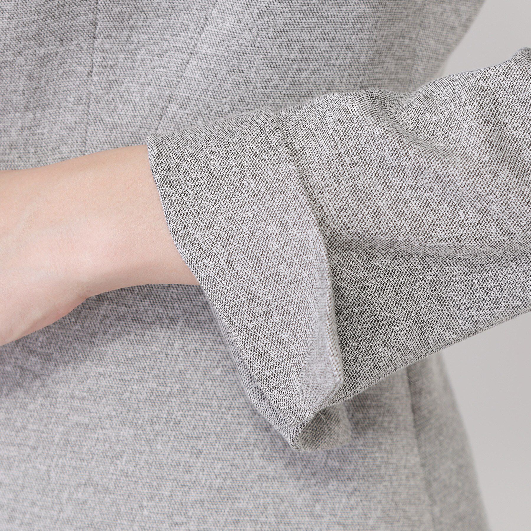 COUP DE CHANCE「【手洗い可／日本製／スーツ可】美シルエットのカラーレスジャケット」|ノーカラージャケット|