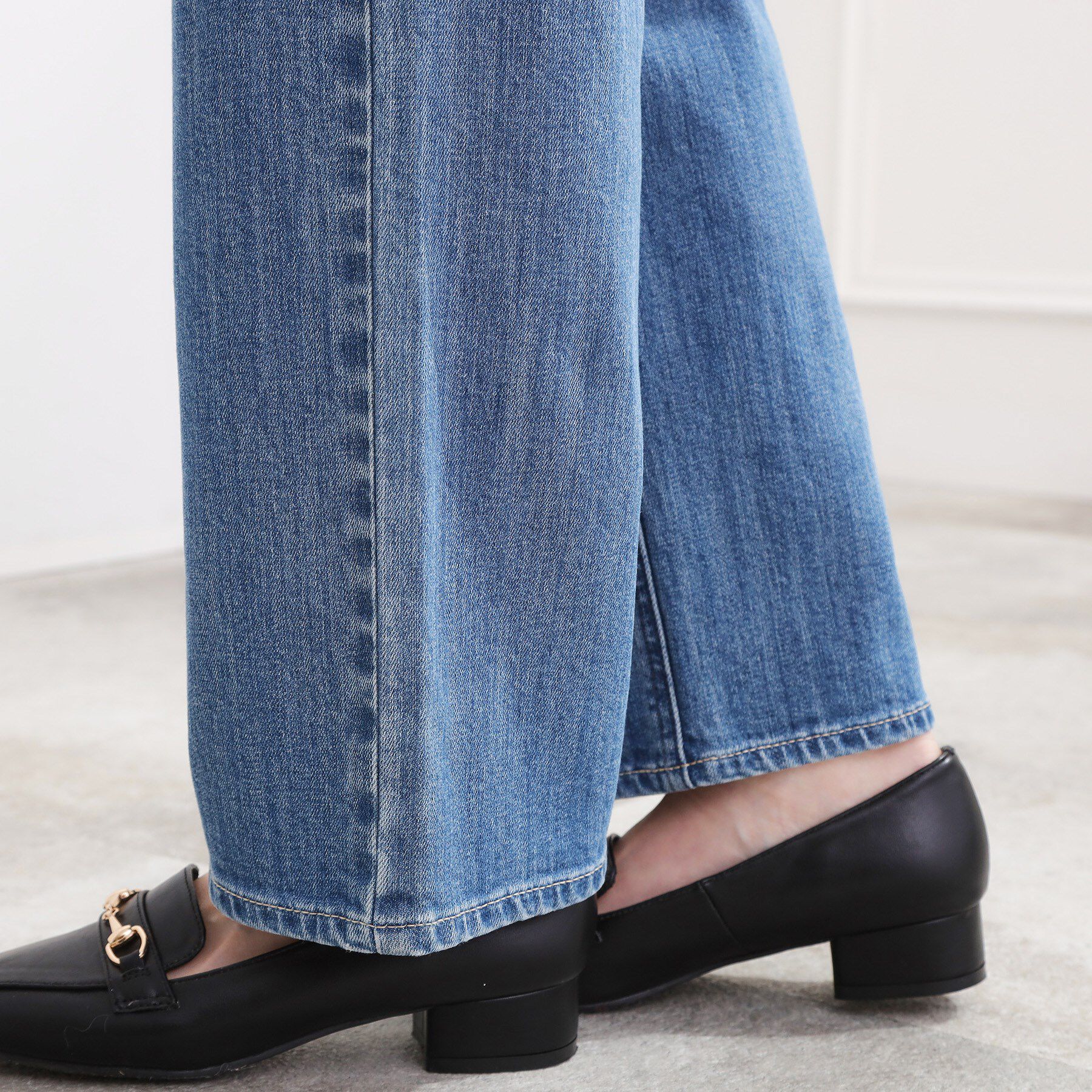 grove「【選べる着丈】大人のためのストレートデニムパンツ」|デニム|