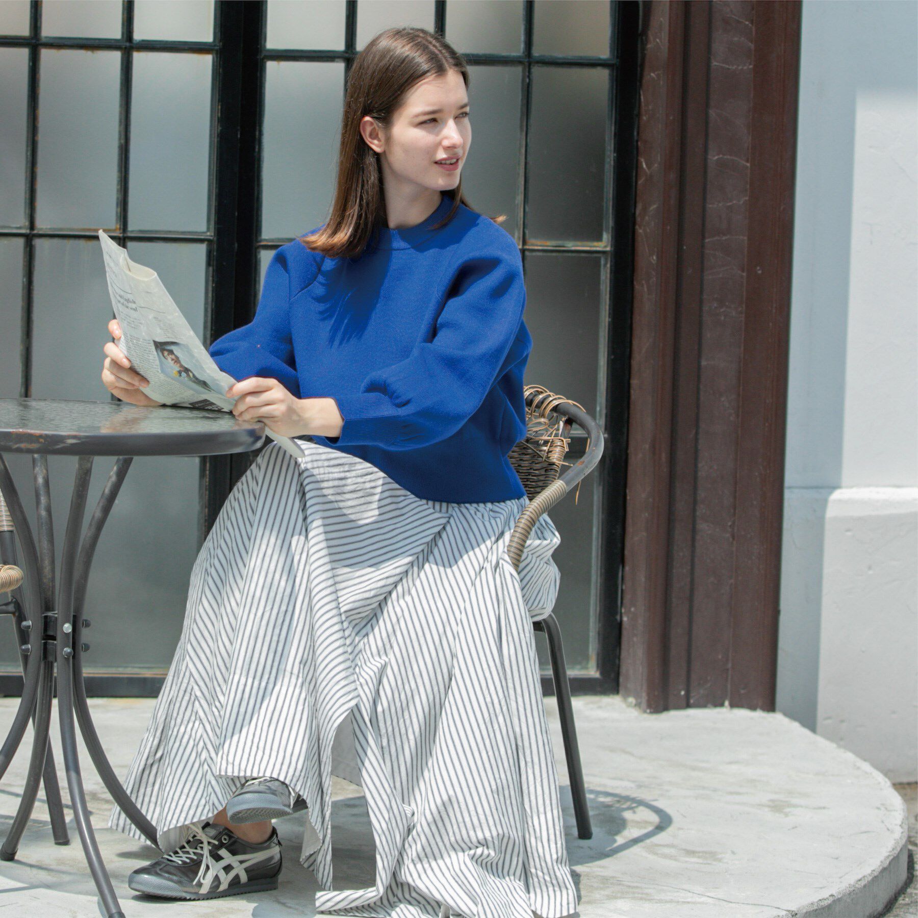 OPAQUE.CLIP「スウェットライクニット」|ニット・セーター|