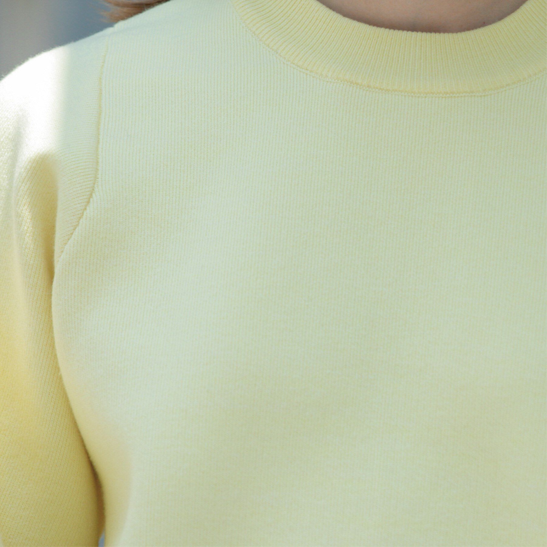 OPAQUE.CLIP「スウェットライクニット」|ニット・セーター|