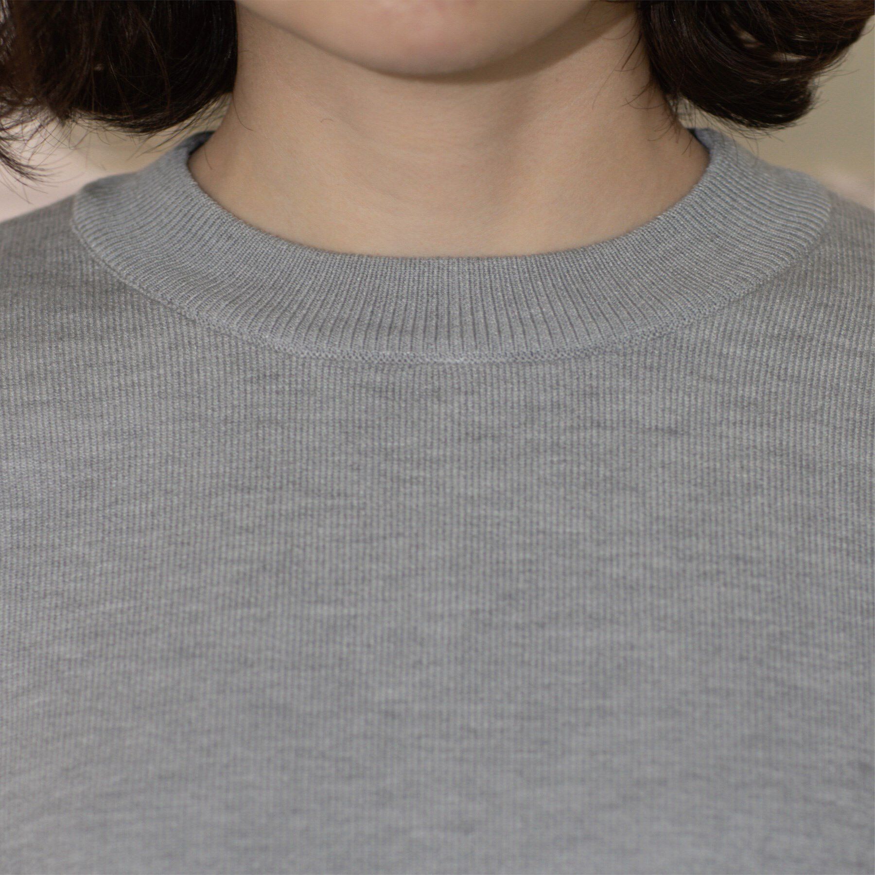 OPAQUE.CLIP「スウェットライクニット」|ニット・セーター|