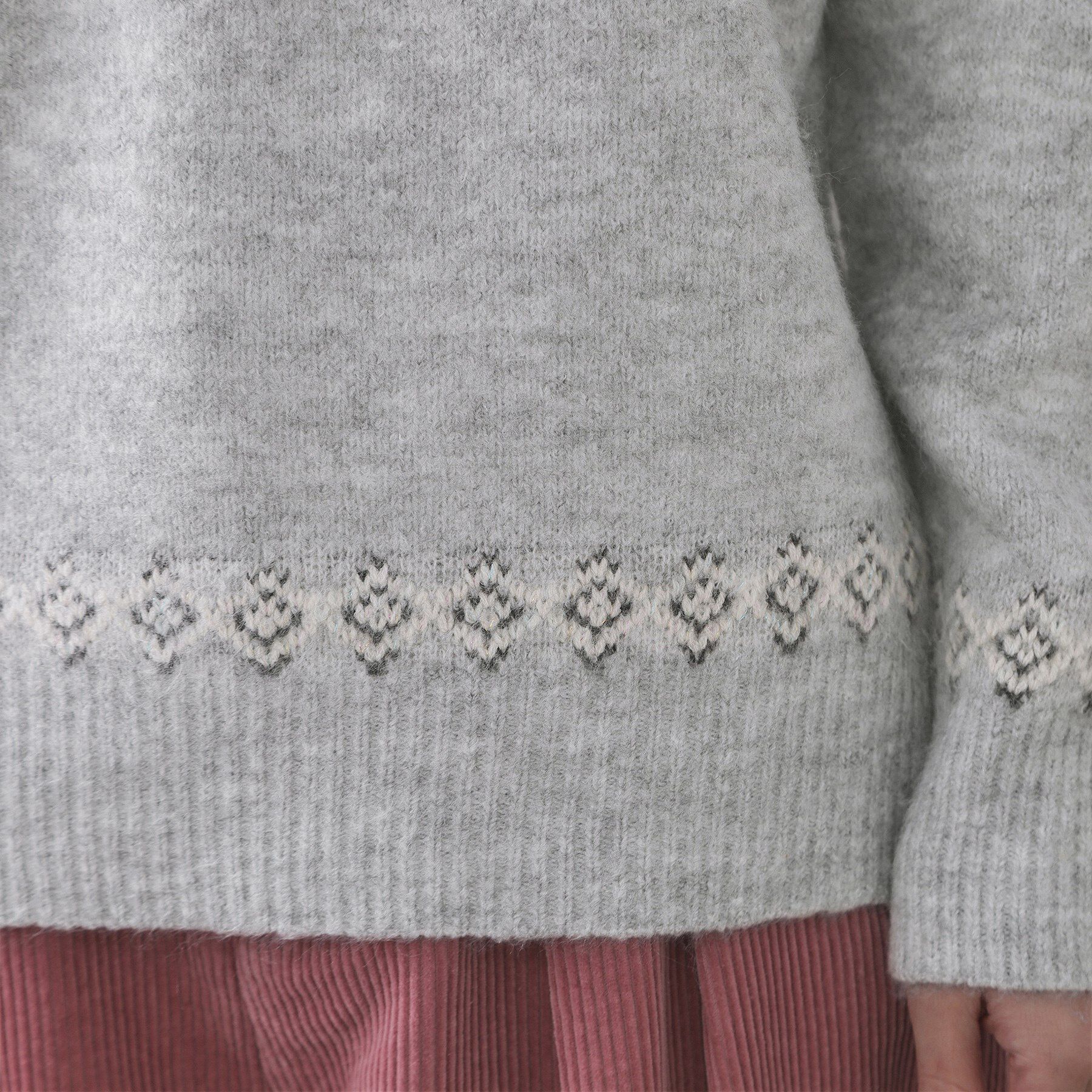 OPAQUE.CLIP「ノルディック調ニット【洗濯機OK】」|ニット・セーター|