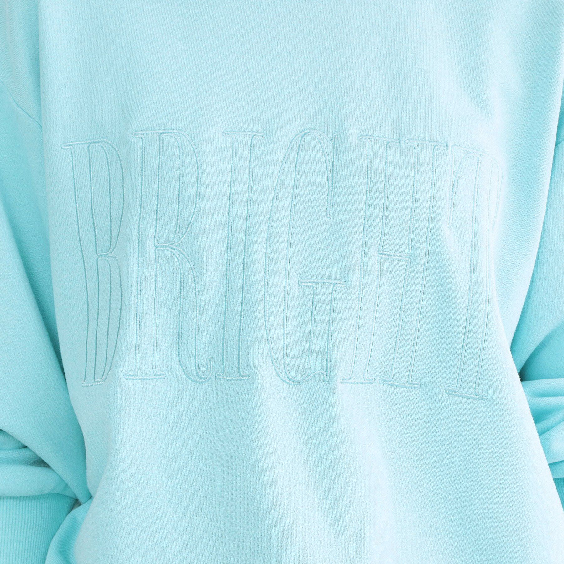 OPAQUE.CLIP「ロゴ刺繍裏毛トップス【洗濯機OK】」|Tシャツ・カットソー|