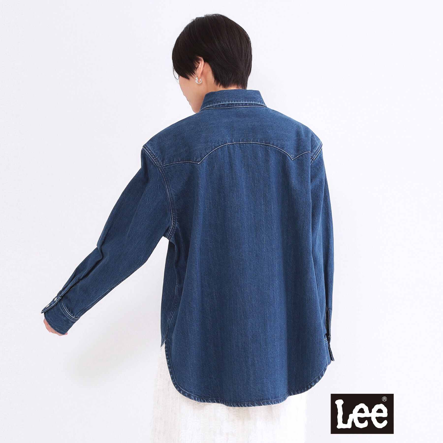 OPAQUE.CLIP「【Lee別注】ウエスタンシャツデニムジャケット【洗濯機OK】」|デニムジャケット|