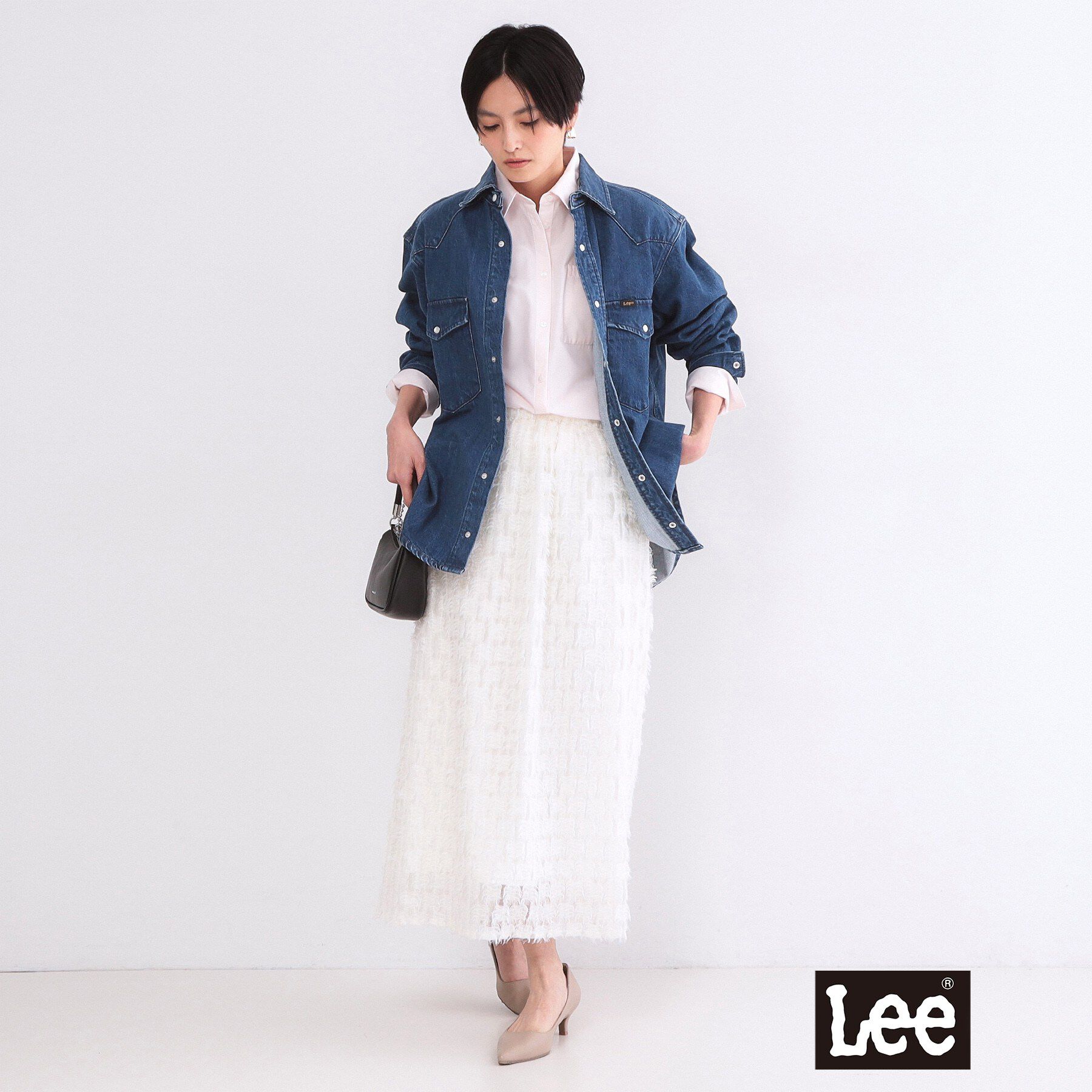 OPAQUE.CLIP「【Lee別注】ウエスタンシャツデニムジャケット【洗濯機OK】」|デニムジャケット|