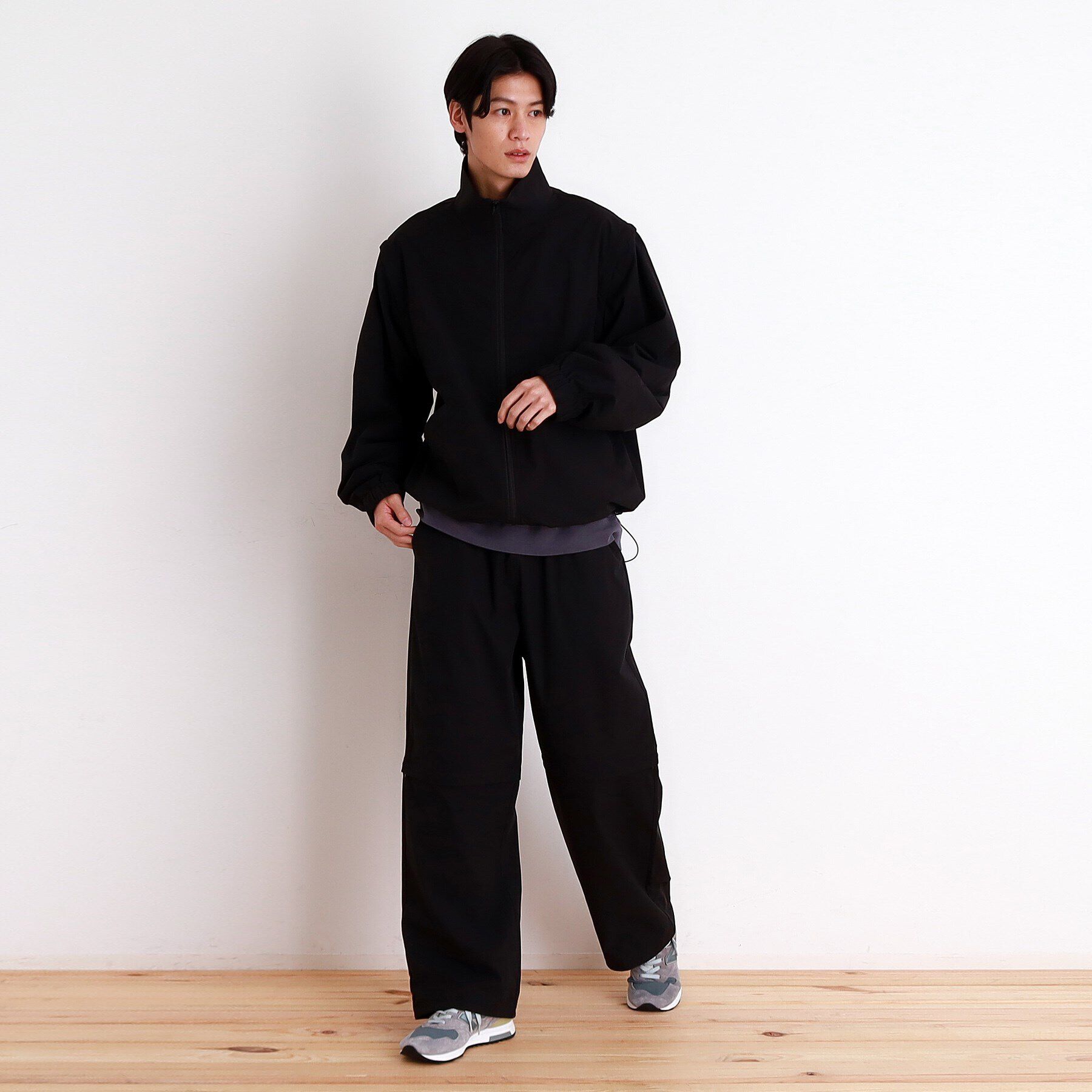 THE SHOP TK「デタッチャブルスタンドブルゾン＆ベスト　セットアップ可/2WAY」|ブルゾン・スタジャン|