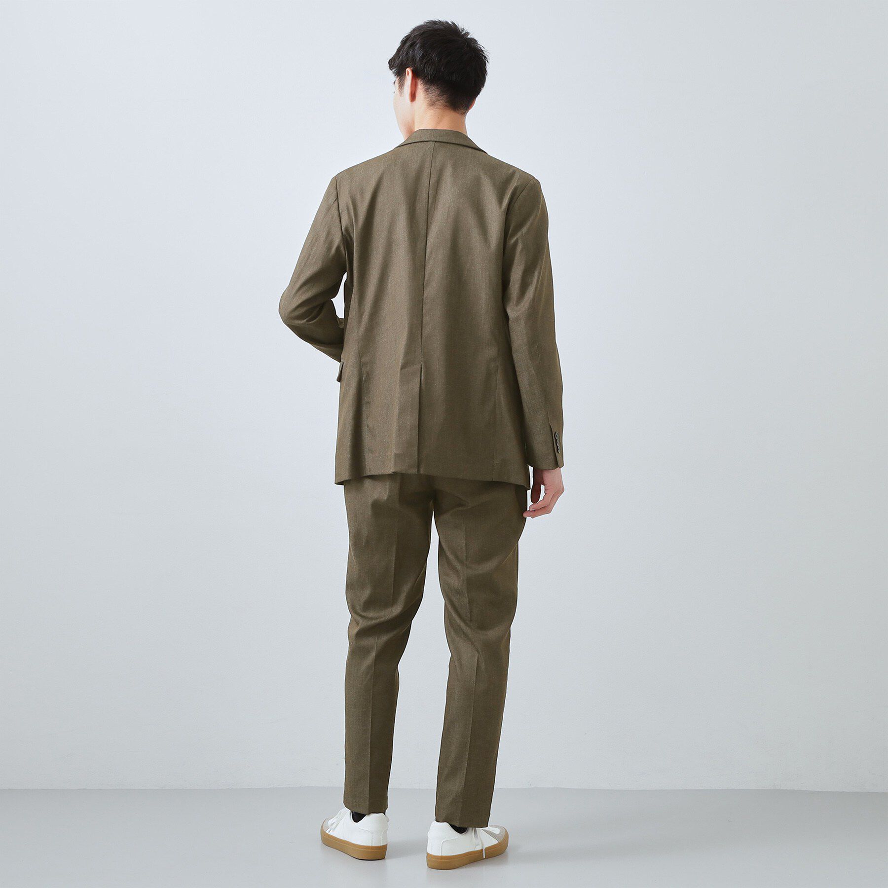 THE SHOP TK「ライトエバーデニム スラックス 洗濯機OK/ストレッチ/セットアップ可」|デニム|