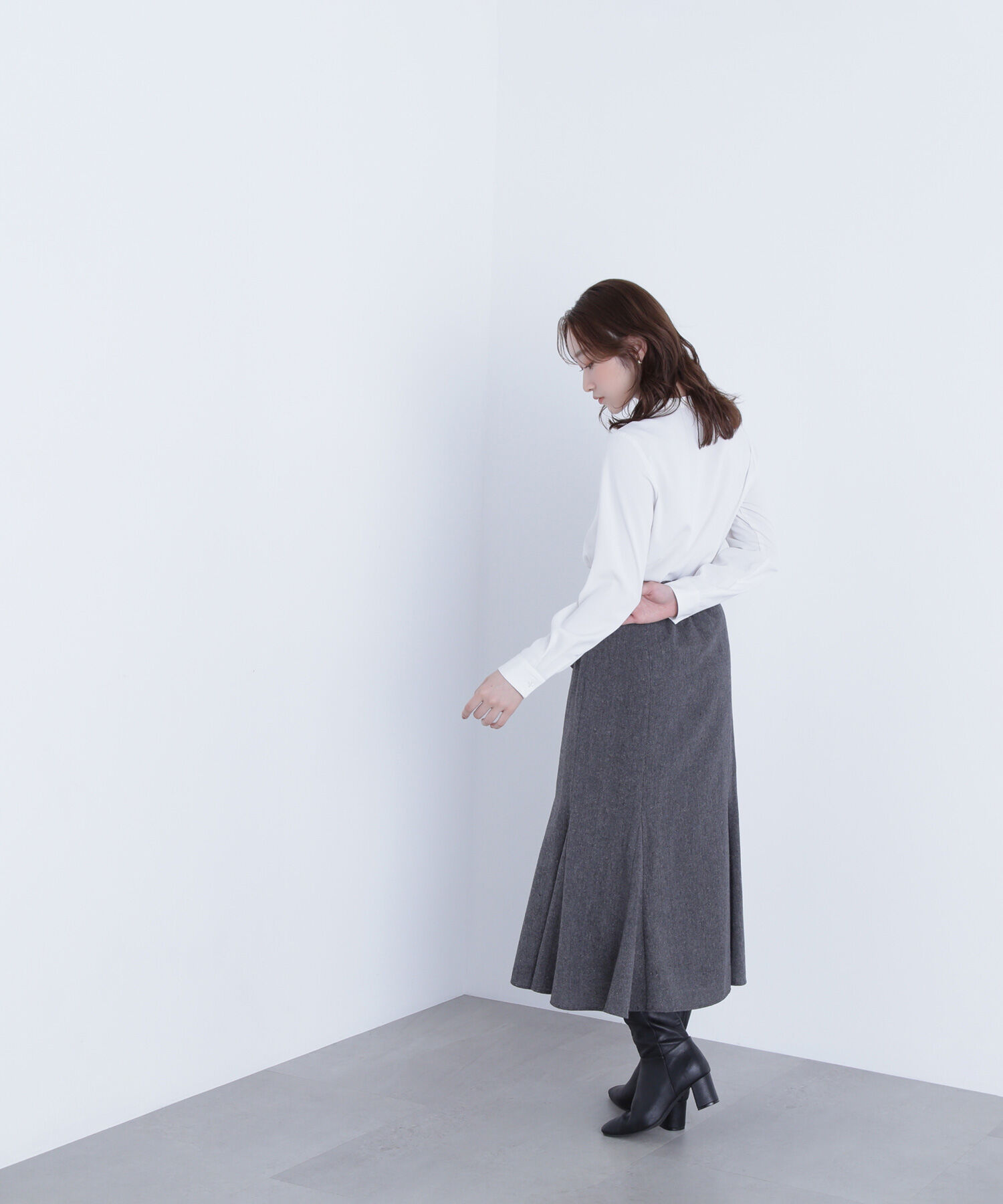  「ダブルラッフルボウブラウス」|シャツ・ブラウス|