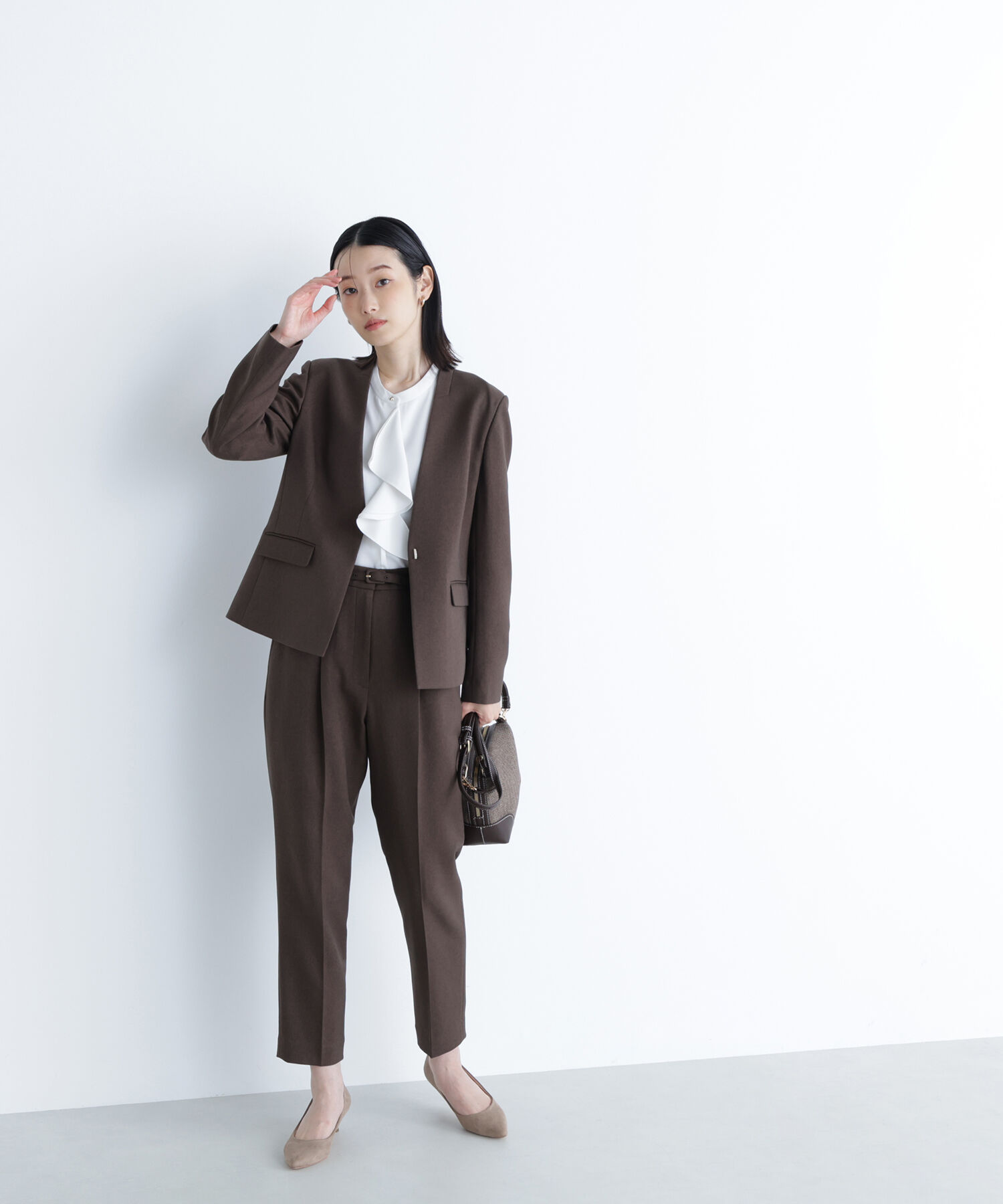  「ダブルラッフルボウブラウス」|シャツ・ブラウス|