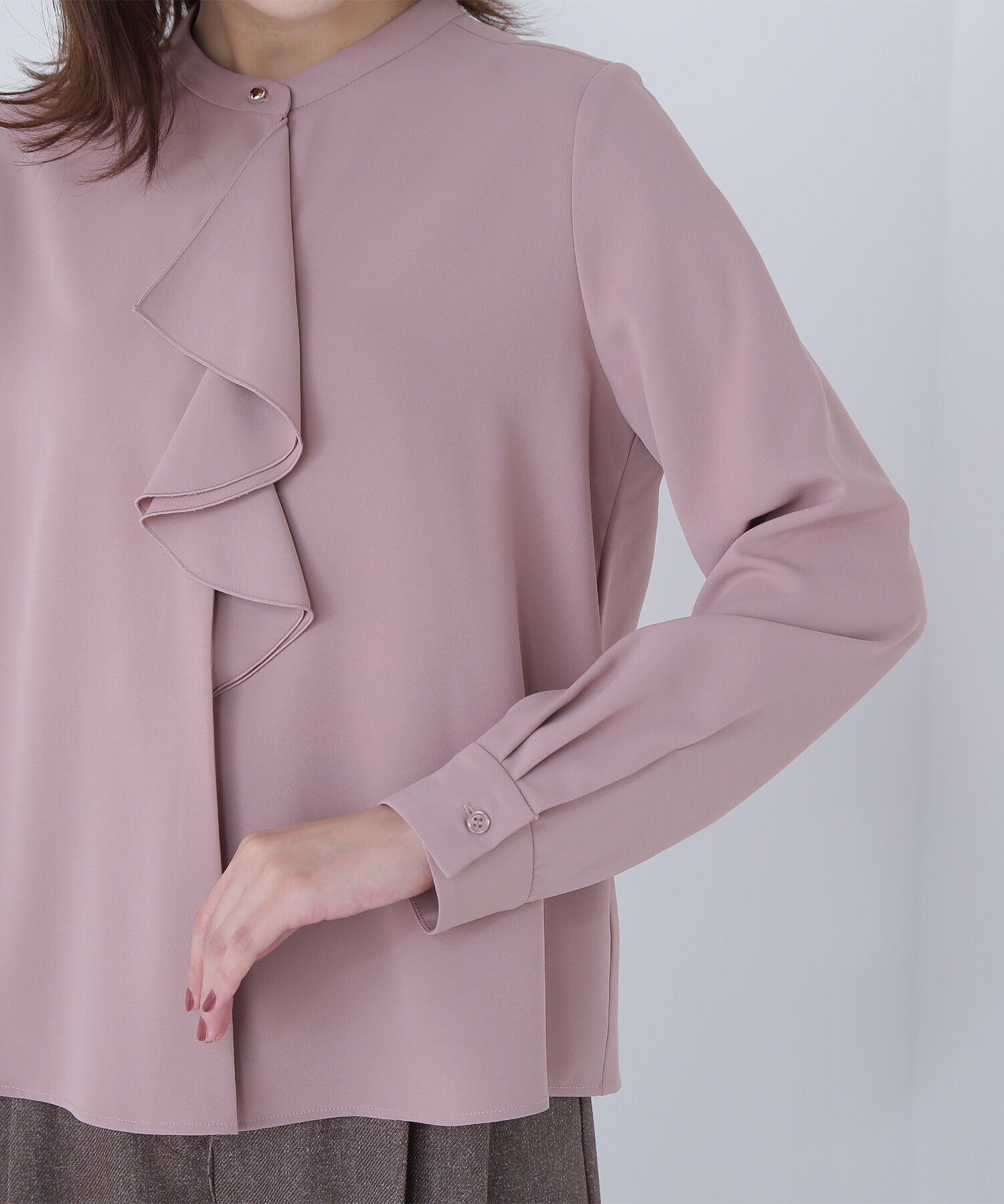  「ダブルラッフルボウブラウス」|シャツ・ブラウス|