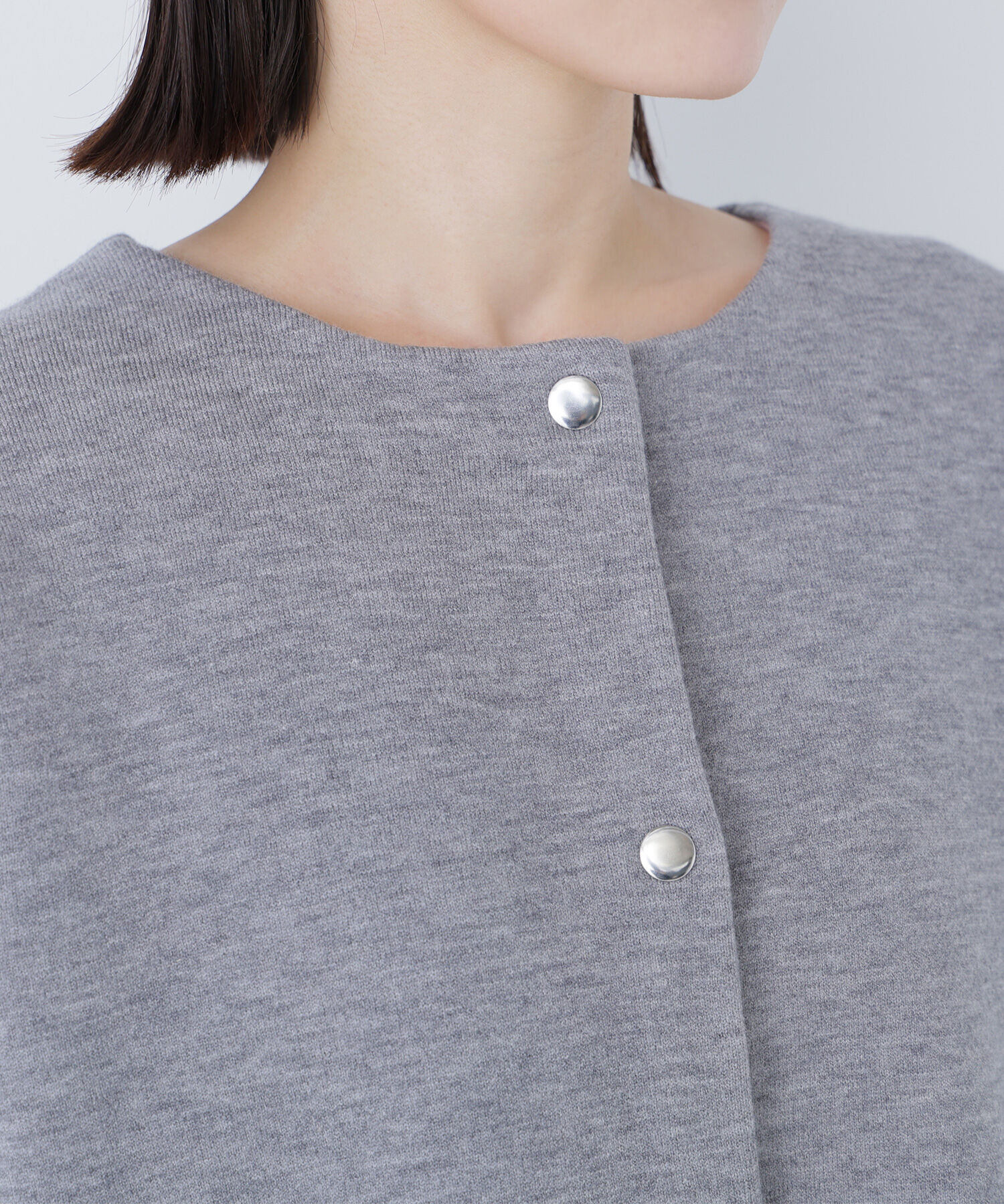  「バイカラー接結カーディガン」|ニット・セーター|