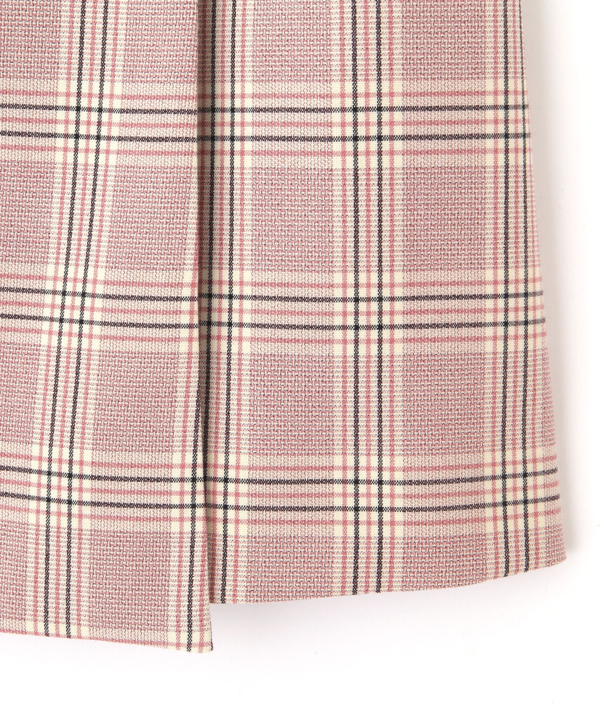  「ラップ風カラーチェックミニスカート」|スカート|