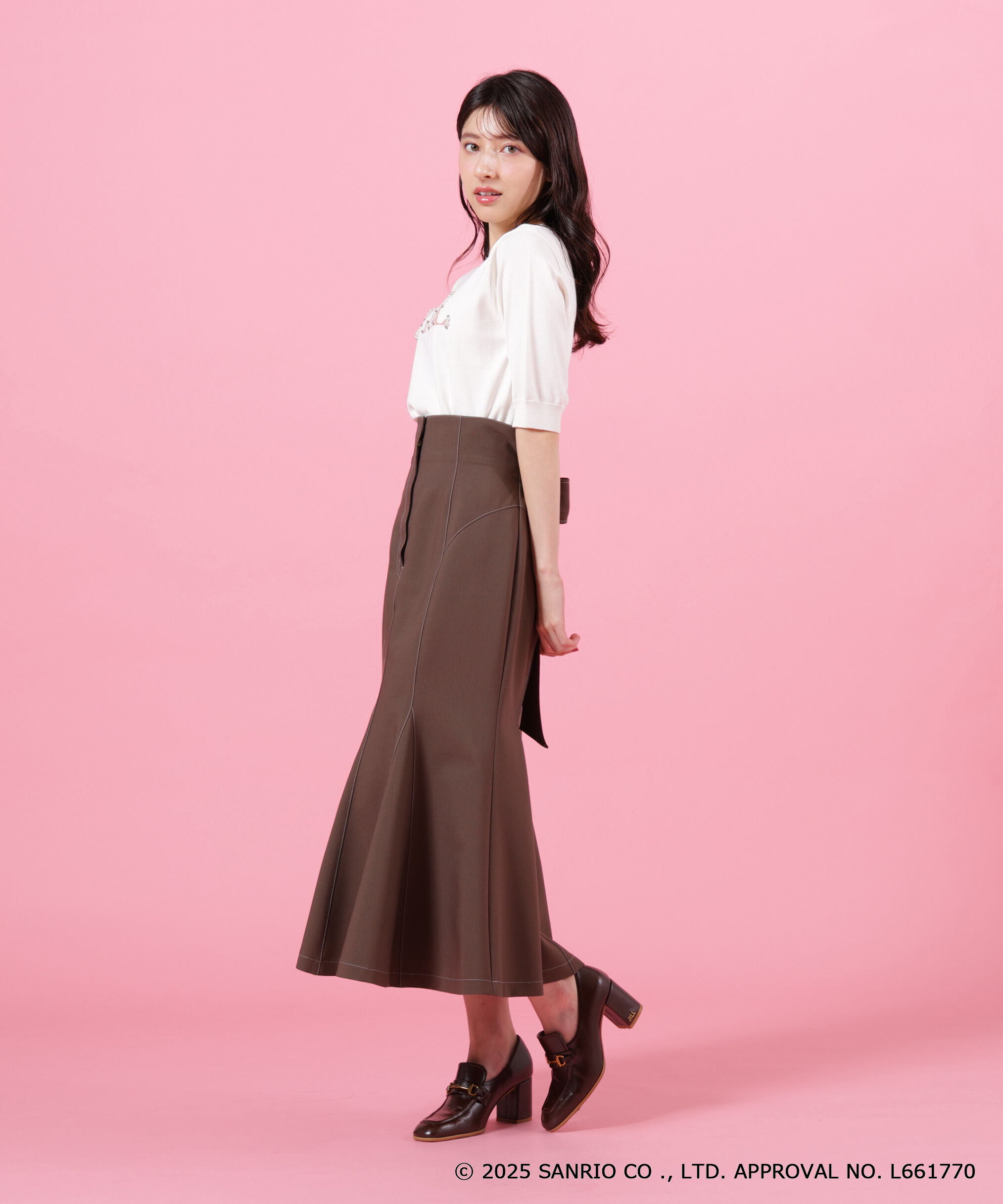  「＜マイメロディ＆クロミコラボ＞ロゴジャガードニット」|ニット・セーター|